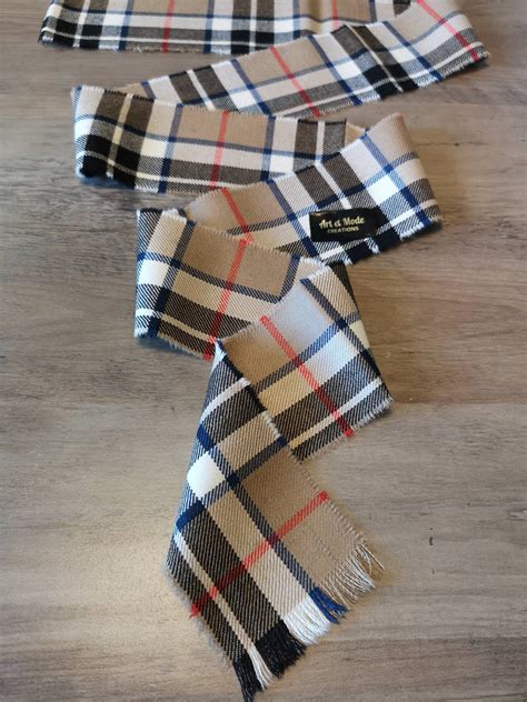 burberry silk ribbon|Burberry plaid ribbon.